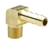 Barb to Pipe - 90 Elbow - Brass Hose Barb Fittings